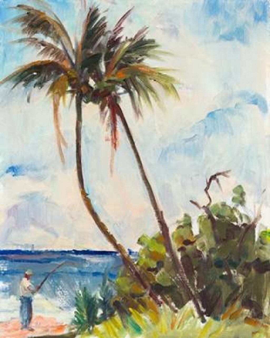 Fishing under Palms Poster Print by Richard A. Rodgers - Item # VARPDXR1108D